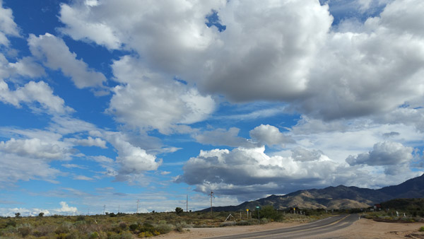 Clouds over the Mojave